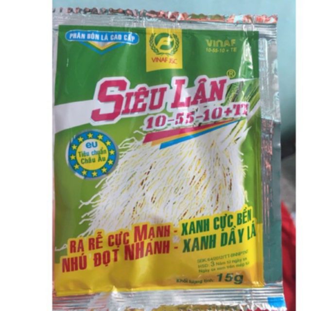 1 gói Siêu lân (ra rễ khỏe bật chồi , xanh dày lá)