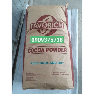 Bao 25kg - Bột Ca cao nguyên chất 390_ FAVORICH_ Malaysia