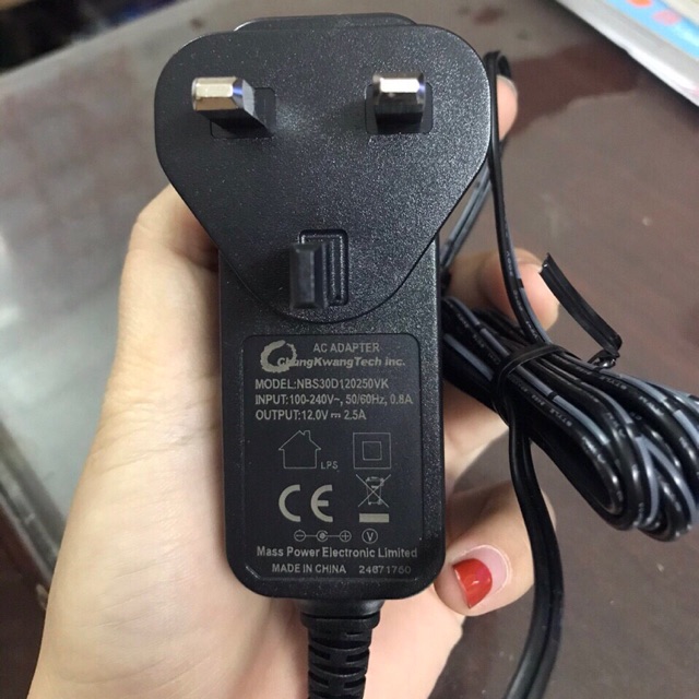 Nguồn Adapter Camera 12V 2.5A Hàng Chất Lượng Cao