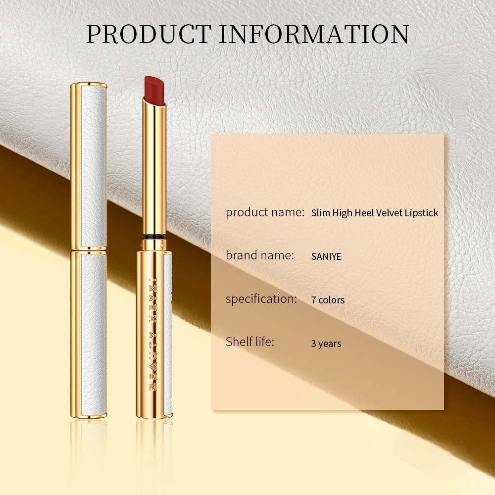 [Hàng mới về] Son Lì Saniye Chống Thấm Nước Lâu Trôi Tiện Dụng K2021 | BigBuy360 - bigbuy360.vn