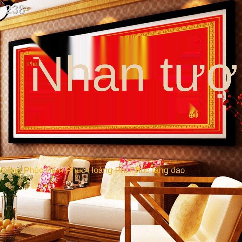 vũ công bắt chướcBaishou mô hình thêu chữ thập Baifu phước lành cho cuộc sống sợi chỉ tranh cổ điển Trung Quốc mới 2021