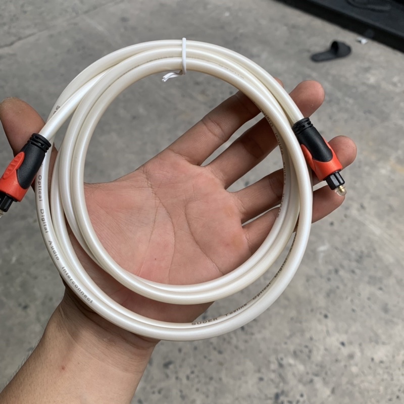 Cáp quang âm thanh optical loại tốt dây mềm dẽo, dài 1.5met-1.8met-3met.