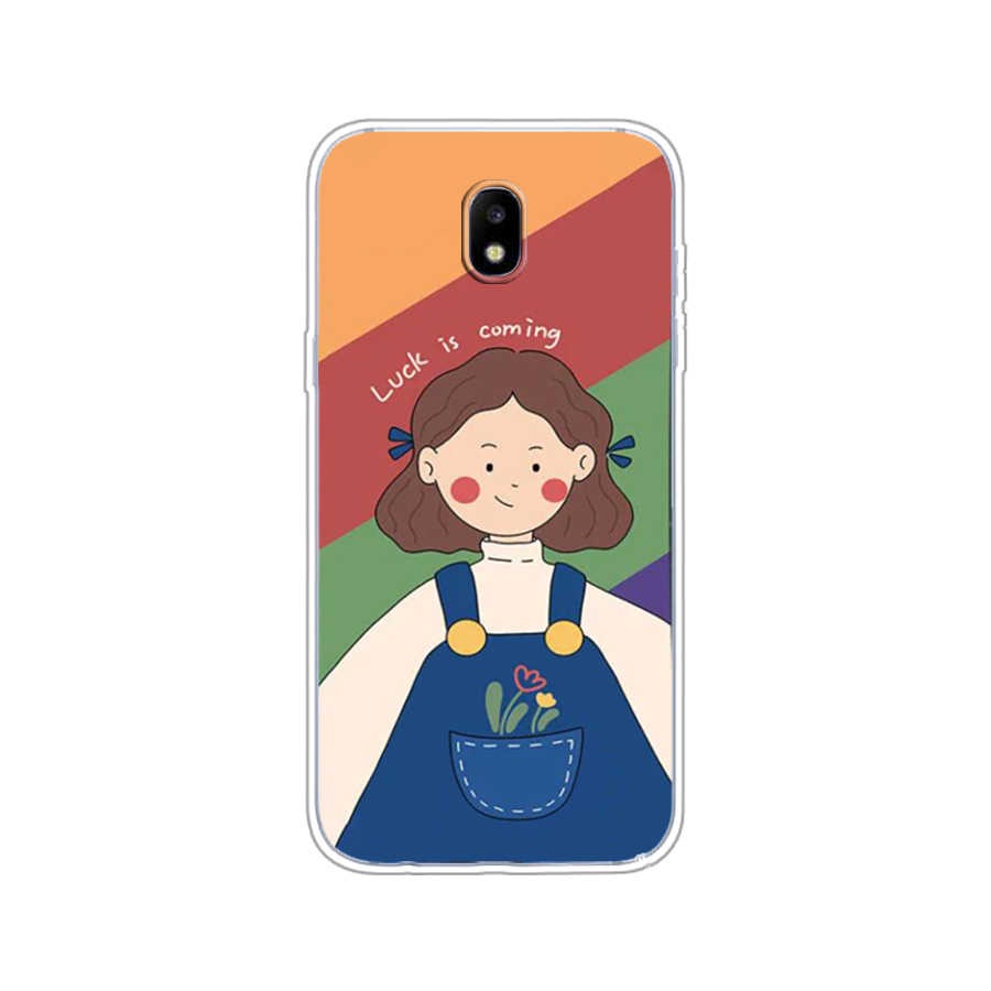 Ốp Điện Thoại TPU Dẻo In Họa Tiết Độc Đáo Thời Trang Cho Samsung Galaxy j3 pro 2017 j3 2016 J4 2018
