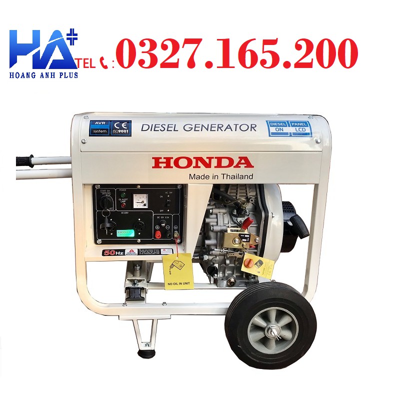 [SIÊU TIẾT KIỆM] Máy Phát Điện Honda Chạy Dầu 3Kw DG3900E-Xuất xứ Thái Lan-Chính Hãng- Hỗ trợ vận chuyển-Tặng Nhớt