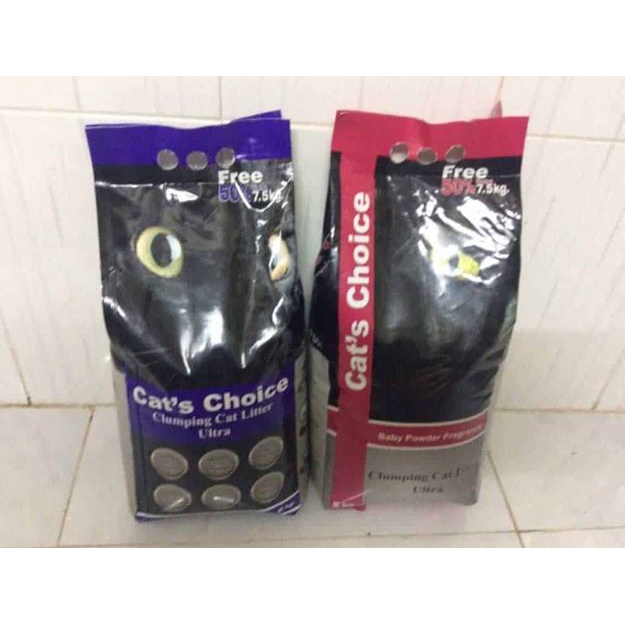 Cát vệ sinh cho mèo Indian - 7,5kg. Cát Ấn Độ cho mèo Cat's Choice. Cát mèo.