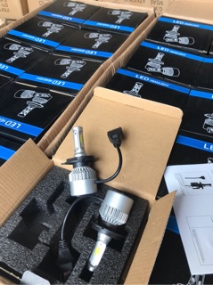Đèn pha led C6,S2 H4 3 tim 36w.Siêu sáng