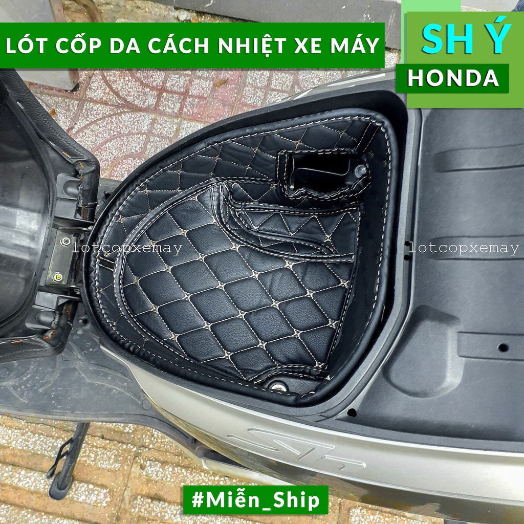 Lót Cốp Da Chống Nóng Chống shock - HONDA SH Ý 2008-2012-Giá Tận Xưởng-Có Túi Giấy Tờ