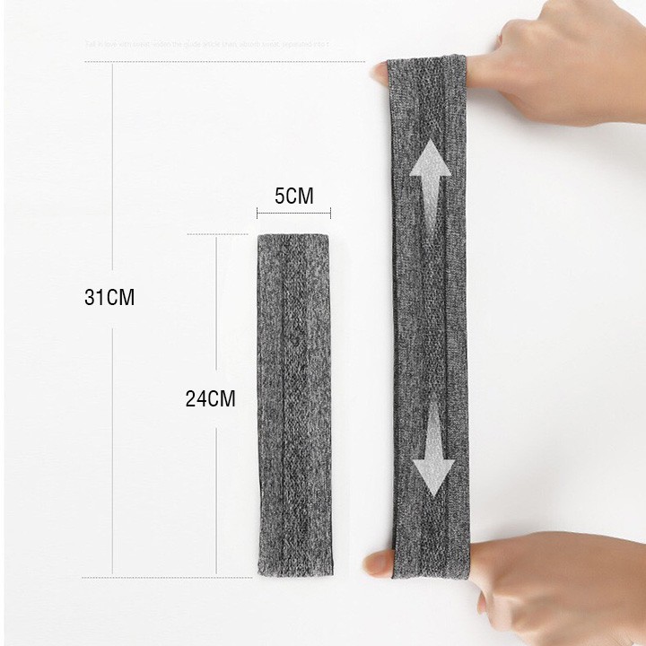 Băng đô thể thao headband cotton đeo trán thấm chặn mồ hôi chống trượt co giãn thời trang bản 5cm sb sport