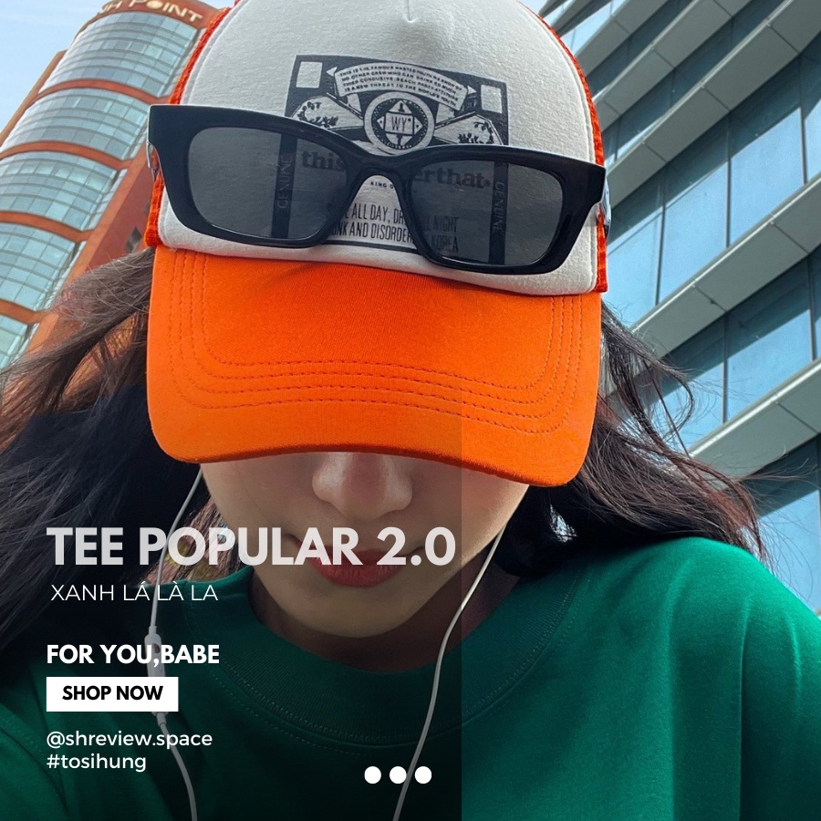 Áo thun 𝗧𝗘𝗘 𝗣𝗢𝗣𝗨𝗟𝗔𝗥 𝟮.𝟬 ®️ - 𝑯𝒂̀𝒏𝒈 𝒄𝒉𝒊́𝒏𝒉 𝒉𝒂̃𝒏𝒈