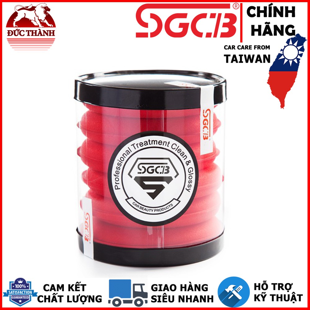 Bộ 6 bọt biển bôi wax SGCB Hand Wax Sponge SGGD188 ducthanhauto