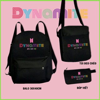 Bộ 3 Balo Túi Ví Dynamite BTS