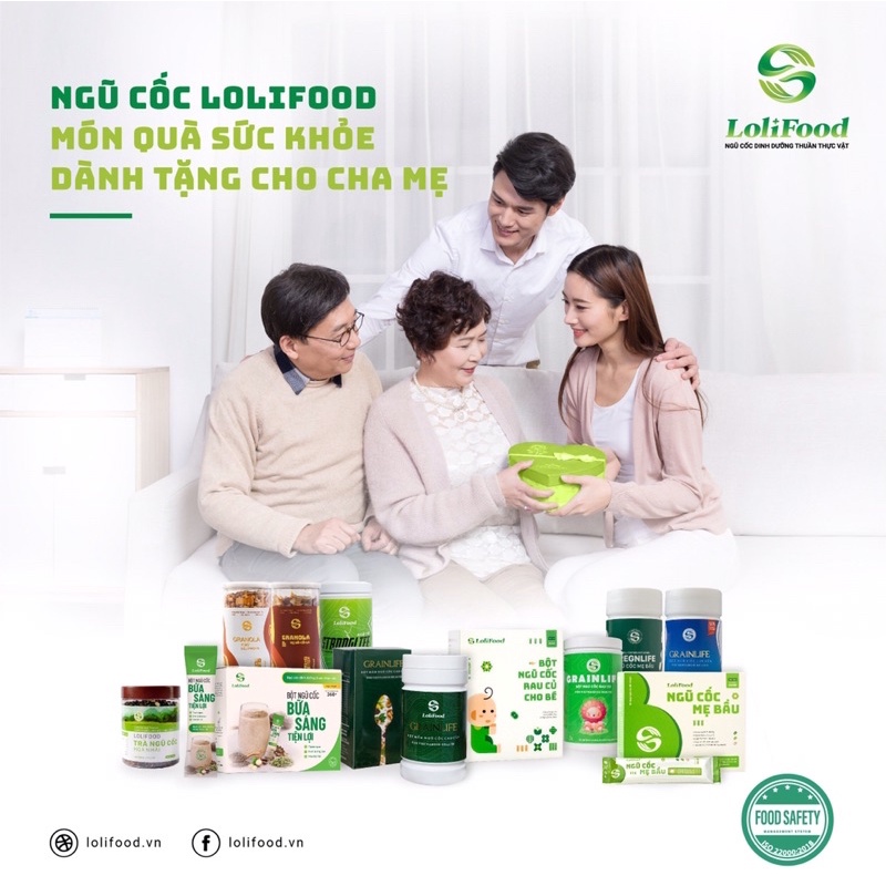Bột Ngũ Cốc Ăn Sáng Tiện Lợi Lolifood