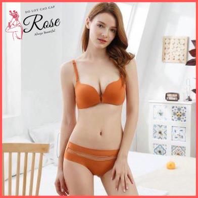 Áo Lót Nữ Áo Ngực Cài Trước KHÔNG GỌNG Nâng Ngực Dây Lưới - Rose | WebRaoVat - webraovat.net.vn