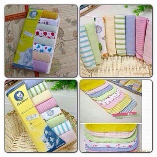 SET 8 KHĂN MẶT GERBER CHO BÉ