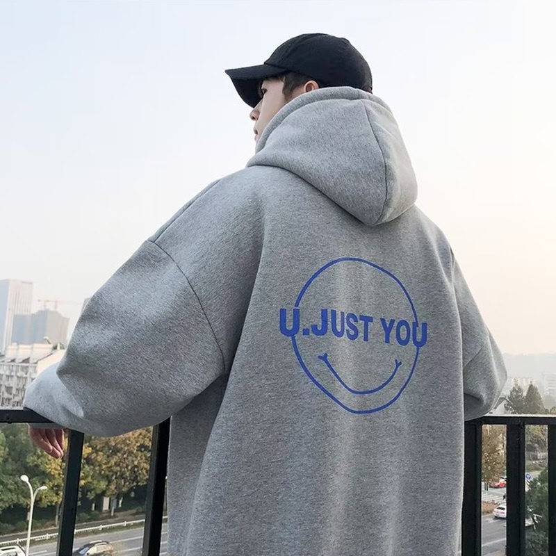 Áo Hoodie Dáng Rộng Thời Trang Thu Đông Hàn Quốc Có 7 Màu Phong Cách Mới Cho Nam