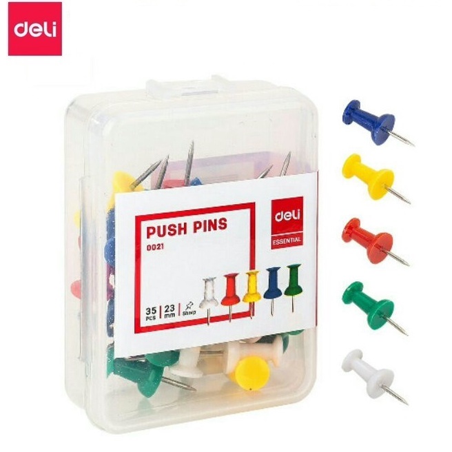 Ghim tài liệu / Ghim kẹp giấy Deli 0021 / 0022 / 0023 / 0024 / 0025