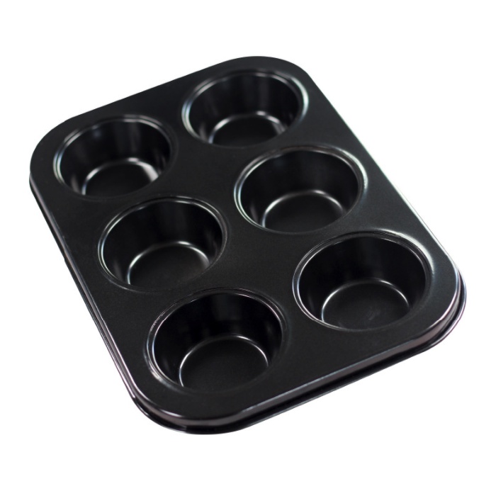 Set 6 Khuôn Tròn Nhôm Bánh Mỳ/ Khuôn Nhôm Đúc Không Dính Làm Bánh B107