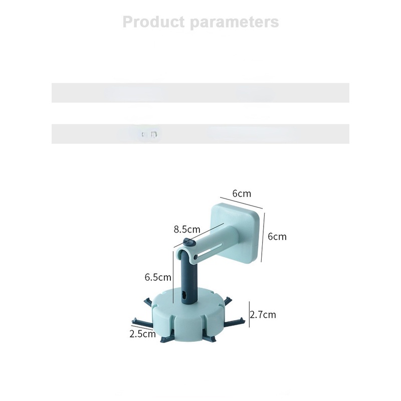 Móc Treo Đồ Dán Tường Xoay 360 Độ Tiện Dụng