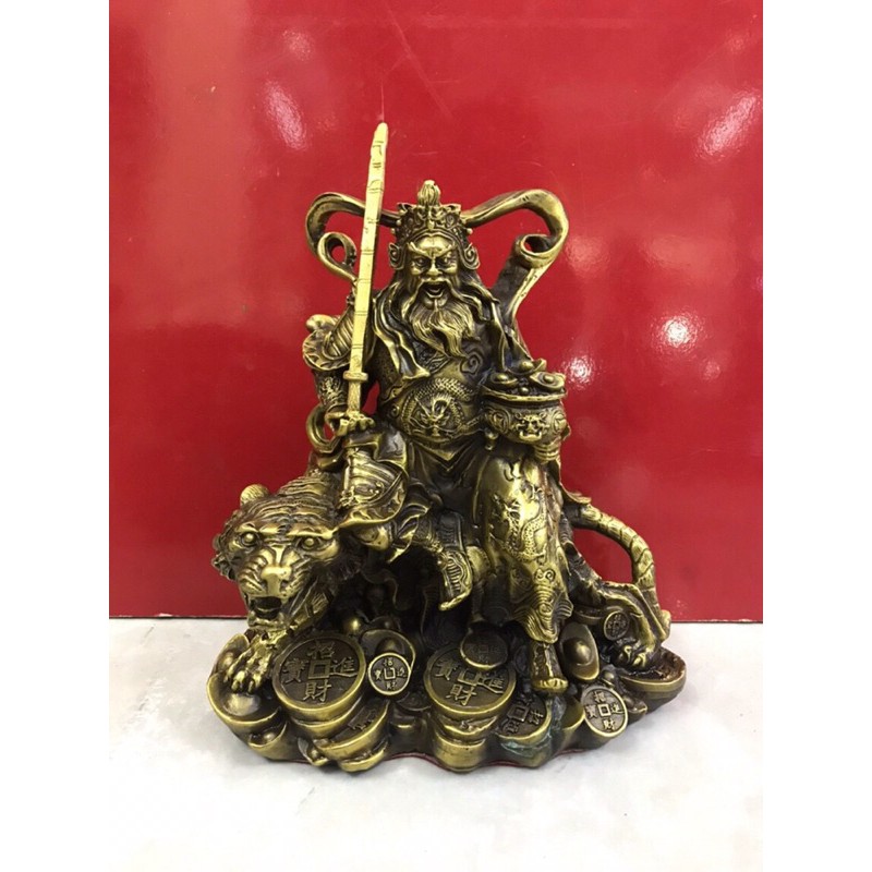 Triệu Công Minh cưỡi hổ 22cm