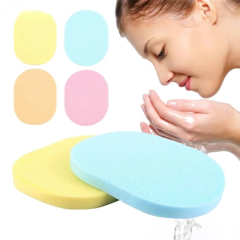 [Hàng mới về] Mút rửa mặt màu sắc ngẫu nhiên độc đáo