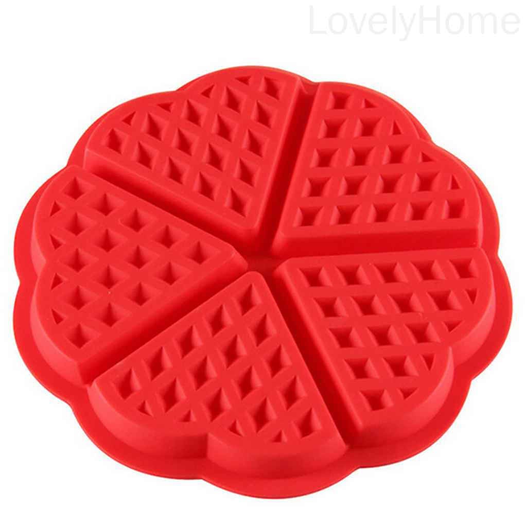 Khuôn Làm Bánh Waffle Bằng Silicone Tiện Dụng