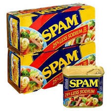 THỊT HỘP SPAM ÍT MẶN CỦA MỸ