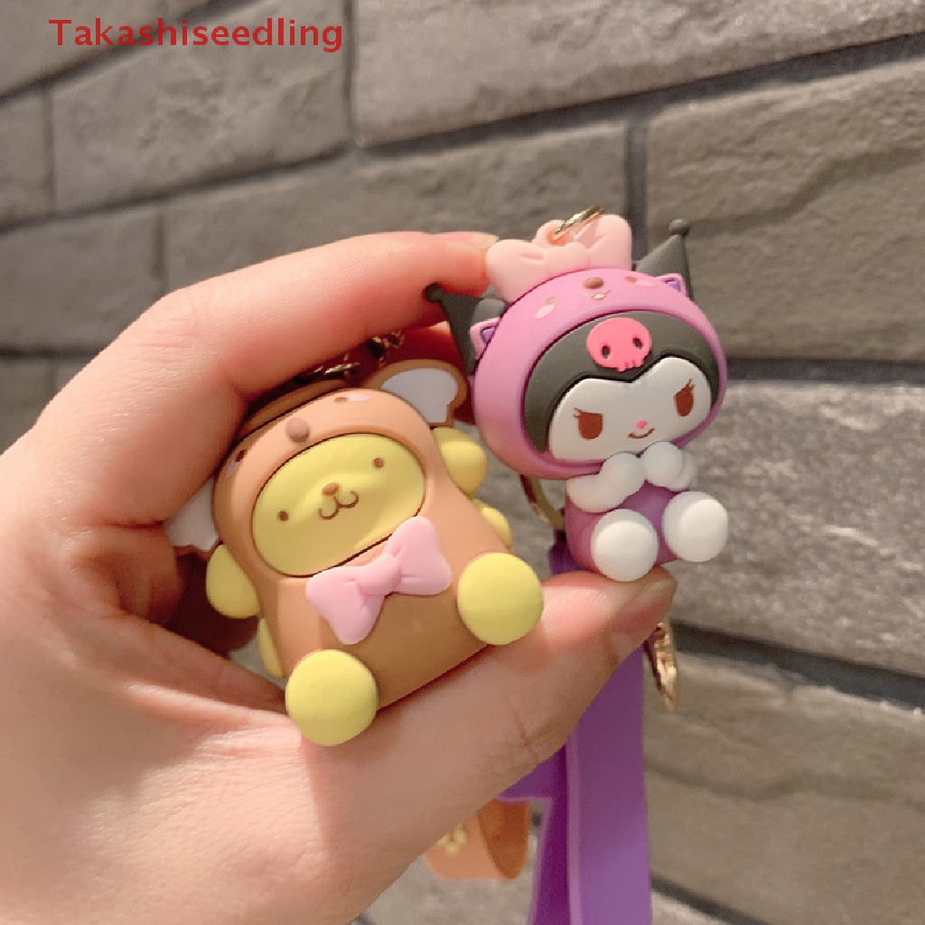 Móc Khóa Hình Kuromi Melody Cinnamoroll Hello Kitty Sanrio Dễ Thương