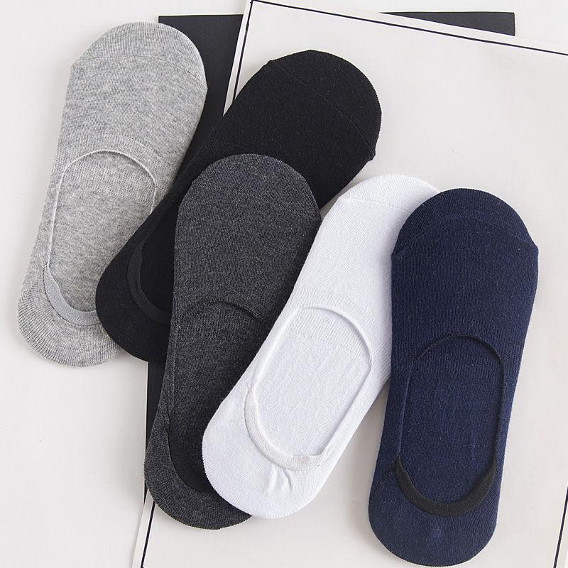 Set 5 đôi vớ cotton không cổ cho nam