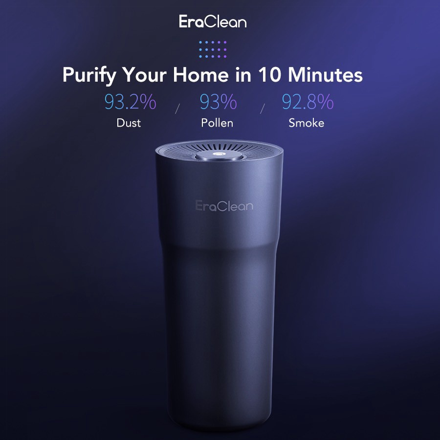 Máy Lọc Không Khí Ion Âm Eraclean CW02 PM2.5 Cho Xe Hơi