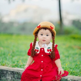Mũ tóc giả cho bé gái