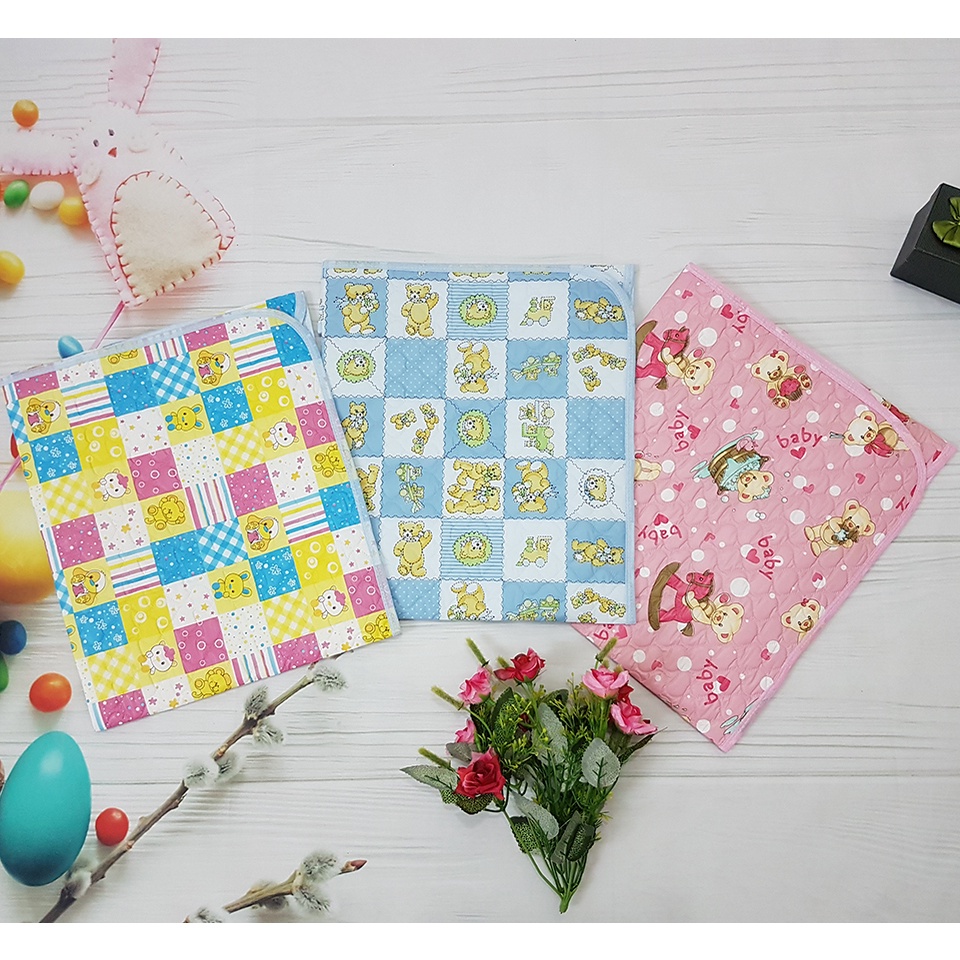 Chiếu lót chống thấm thay tã bỉm cho bé