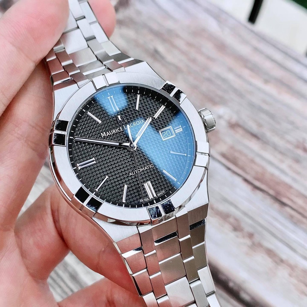 Đồng hồ nam chính hãng Maurice Lacroix Aikon Back dial - Máy cơ tự động - Mặt kính Sapphire phủ chống lóa