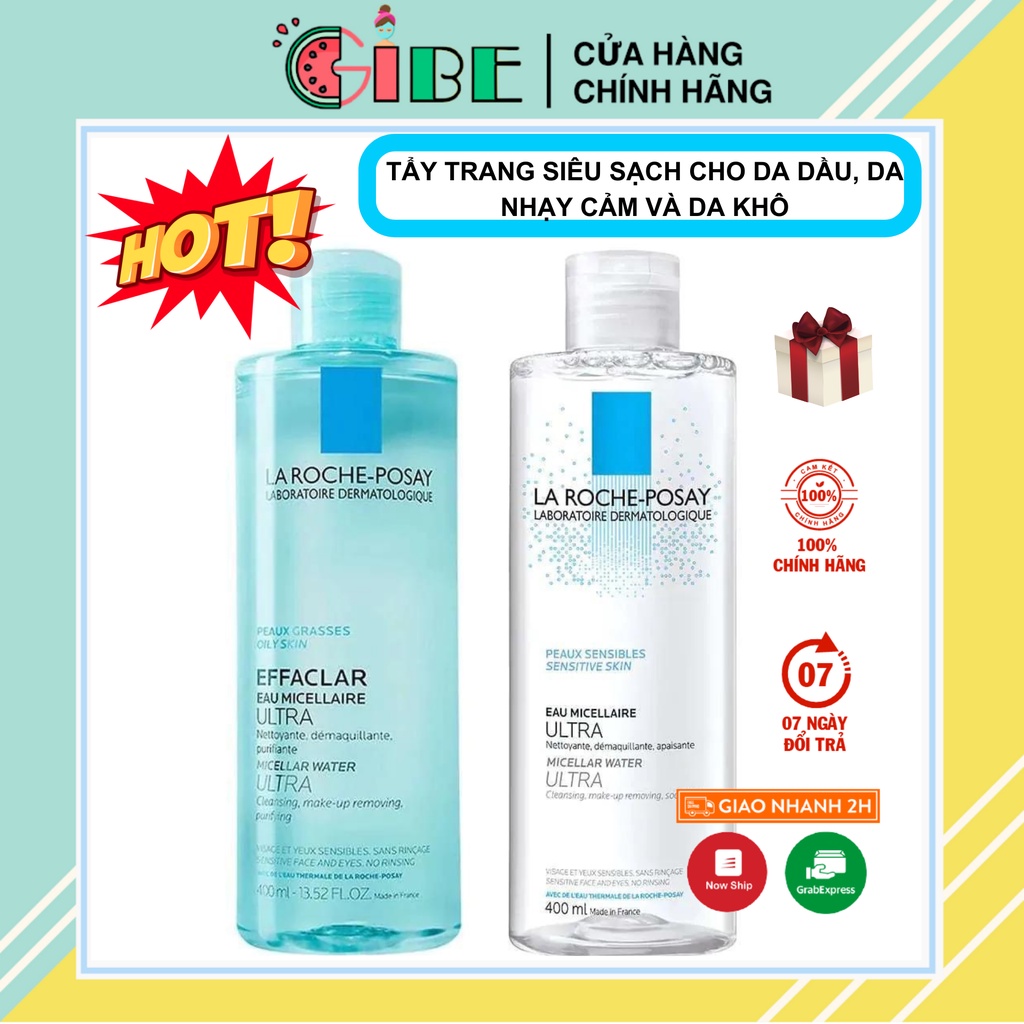 Nước tẩy trang cho da dầu và da nhạy cảm LA ROCHE-POSAY - GIBE STORE