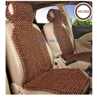 ⚡️Freeship 99k - Toàn quốc⚡️ Đệm lót ghế ngồi hạt gỗ massage chống mỏi lưng- màu nâu