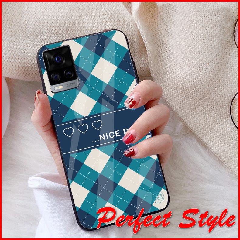 Ốp lưng Kẻ sọc phủ bóng Vivo Y15s y15 V23 Y20 Y20s Y20i Y21 Y21s y51 U10