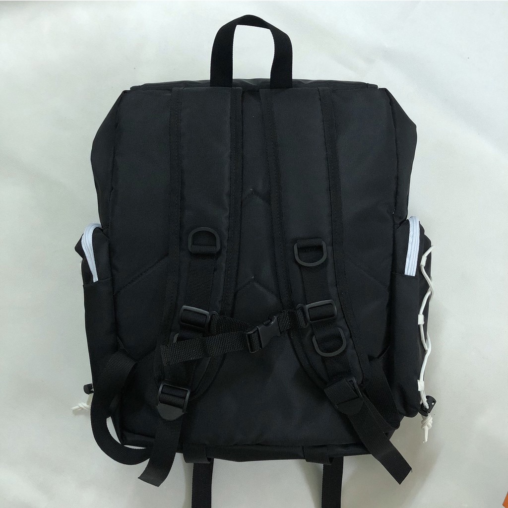 Balo Đi Học Nam Nữ - Balo Thời Trang Colkids Club SS4 Đen Cá Tính BL05