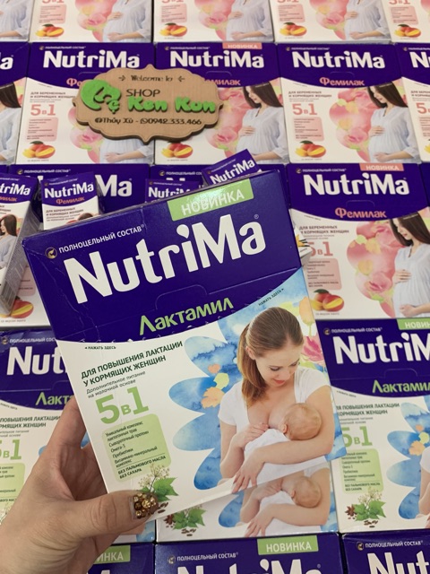 Sữa bầu bú Nutrima vị xoài của Nga