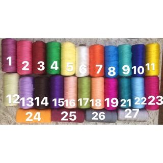 Sợi thô móc túi và mũ 35 cuộn