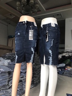Váy jean đính đá 👗