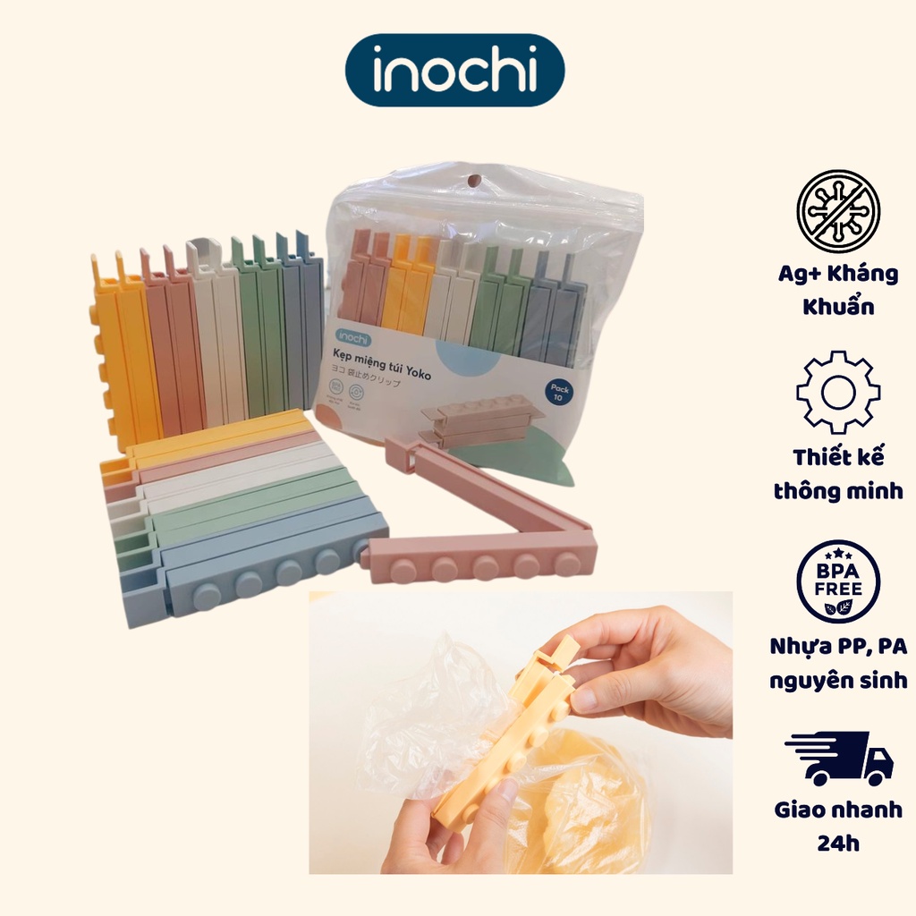 Kẹp miệng túi, kẹp bao bì, đóng gói, bảo quản thực phẩm, giữ thực phẩm tránh côn trùng, ẩmmốc - Giao màu ngẫu nhiên