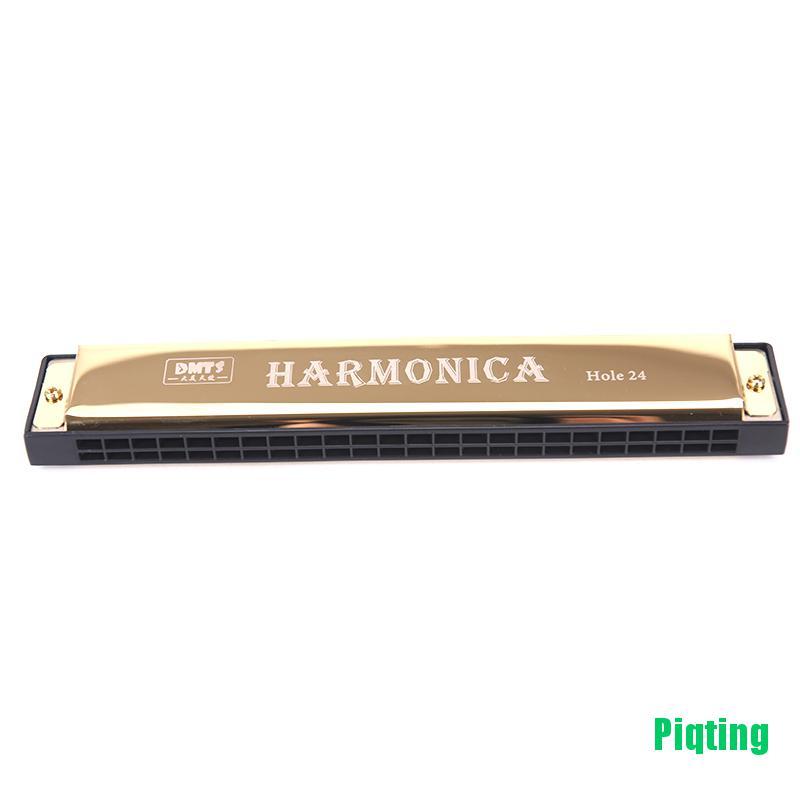 Kèn Harmonica Tremolo 24 Lỗ Phù Hợp Cho Người Mới Học Chơi Nhạc