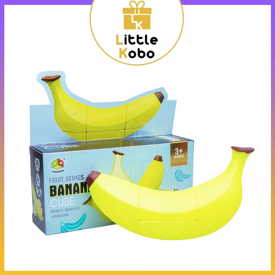Bộ Sưu Tập Rubik Trái Cây FanXin Fruit Cube 3x3 Rubic Biến Thể Hoa Quả Các Loại Chanh Chuối Cam Đồ Chơi Trí Tuệ Trẻ Em