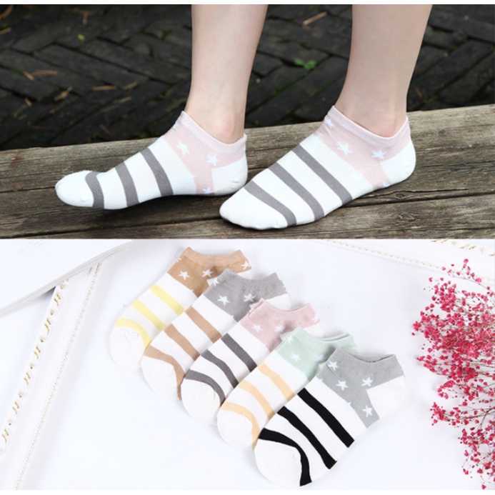 Tất Vớ Nữ Cổ Cao Nữ C Thời Trang Unisex Hàn Quốc