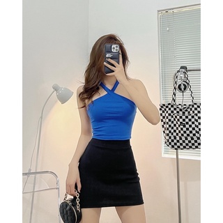 Áo Croptop Yếm Chéo Siu Xinh