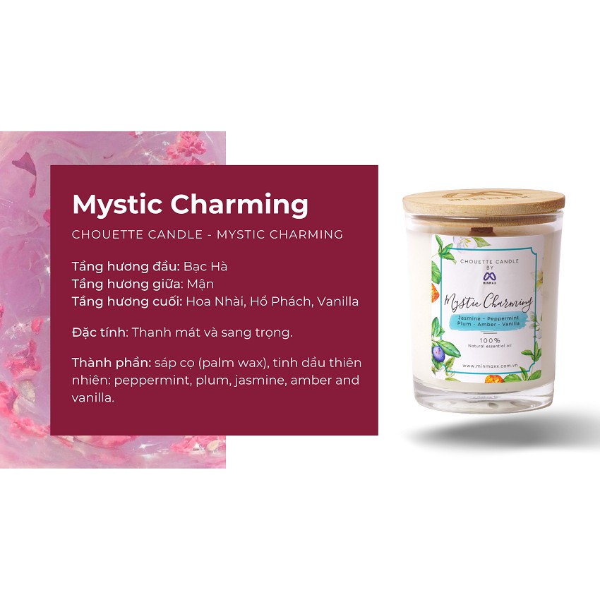 Ly nến thơm Chouette Candle CHC1034 Mystic Charming 182g