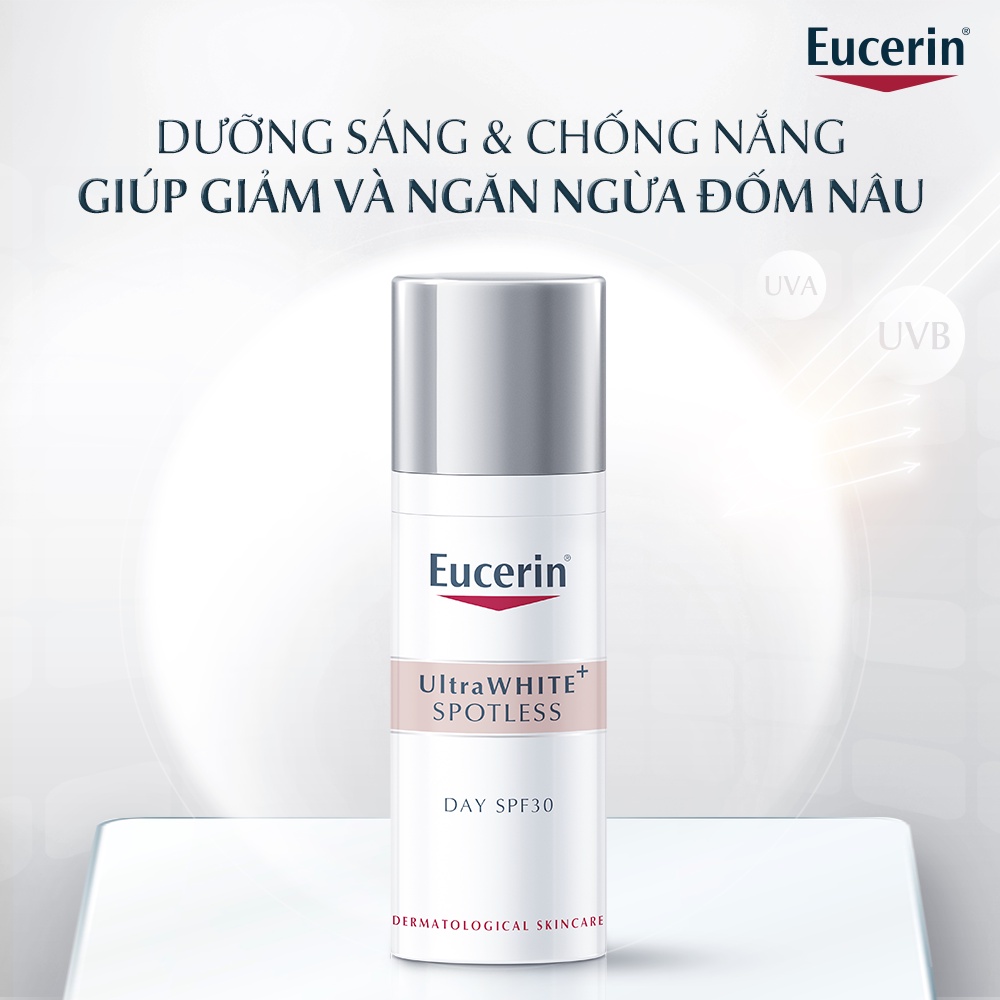 Eucerin- Kem dưỡng trắng da, giảm thâm nám ban ngày/ban đêm Spotless 50ml