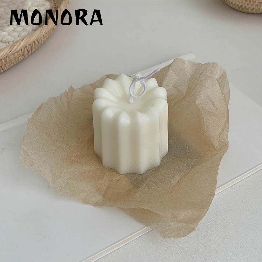 Nến decor hình bánh ngọt MONORA C2 trang trí không khói sáp decor phụ kiện trang trí phòng - candle decor