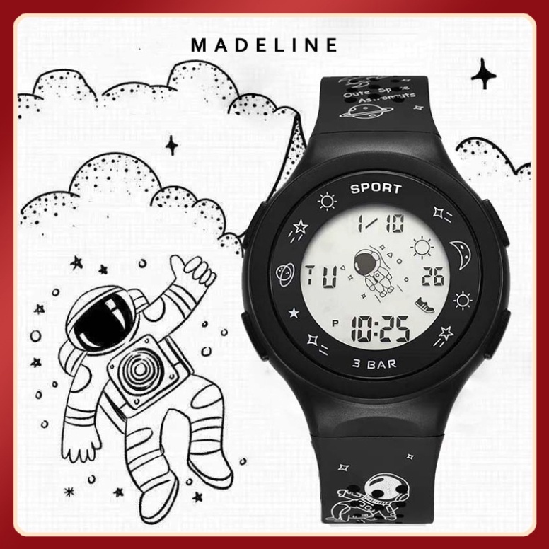 AB22 Đồng hồ điện tử giới tính sport SP028 mẫu mã mới thiết kế Phi Hành Gia độc đáo, cực đẹp, full chức năng