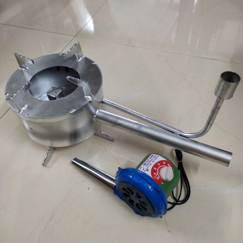 Bếp dầu nhớt thải màu trắng bếp công nghiệp siêu tiết kiệm nhiên liệu
