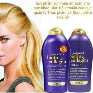 DẦU GỘI BIOTIN COLLAGEN TÍM LỚN 577ML